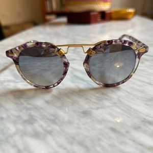 KREWE Sunglasses ST. LOUIS MIRRORED | NEPTUNE 24K
